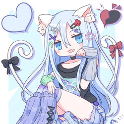 This is a pixiv picture whose title is ねこまた.