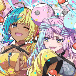 This is a pixiv picture whose title is カナリィVSナンジャモ.