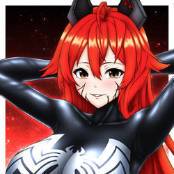 This is a pixiv picture whose title is 【NIKKE】レッドフード┃Red Hood.