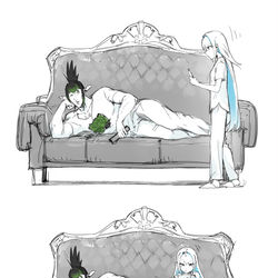 This is a pixiv picture whose title is 定位置.