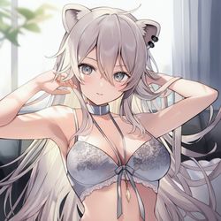 This is a pixiv picture whose title is ししろん♌ 🤍.