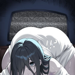 This is a pixiv picture whose title is 山村貞子.