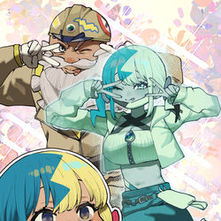 This is a pixiv picture whose title is 카나리가 자기 할아버지의 일탈을 알았을때.