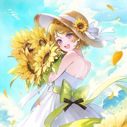 This is a pixiv picture whose title is 【仕事絵】小泉花陽.