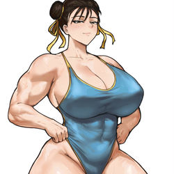 This is a pixiv picture whose title is Chun Li.
