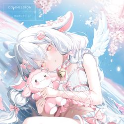 This is a pixiv picture whose title is CM.