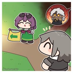 This is a pixiv picture whose title is 녹색어머니회.