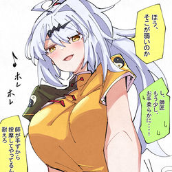 This is a pixiv picture whose title is 揉みほぐ師匠.