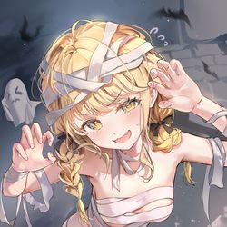 This is a pixiv picture whose title is 藤田ことね🎃.