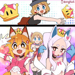 This is a pixiv picture whose title is トリプルクラウン.