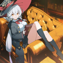 This is a pixiv picture whose title is 白尾エリ.