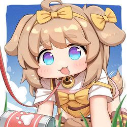 This is a pixiv picture whose title is ぺろぺろバターちゃん.