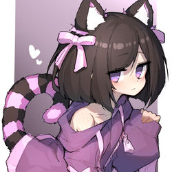 This is a pixiv picture whose title is チェシャ猫後輩ちゃん.