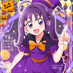 This is a pixiv picture whose title is こころちゃんハロウィン絵.