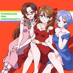 This is a pixiv picture whose title is エヴァ30周年おめでとうございます.