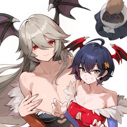 This is a pixiv picture whose title is 「やはりハロウィンといえばサキュバスですね~🎃」.