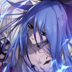 This is a pixiv picture whose title is 蒼きアズライール.