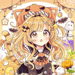 This is a pixiv picture whose title is ハッピーハロウィン！.