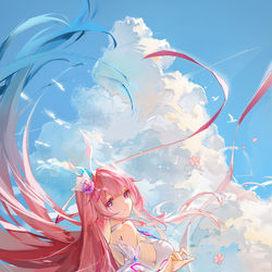 This is a pixiv picture whose title is 昔涟.