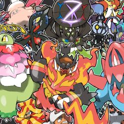 This is a pixiv picture whose title is LZA Mega Evolution.