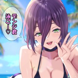 This is a pixiv picture whose title is デンレゼ逃避行　南国編.