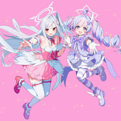 This is a pixiv picture whose title is 魔法少女ヘヴィキャリバ.