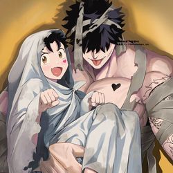 This is a pixiv picture whose title is 🎃.