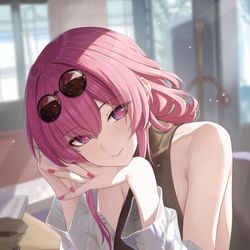 This is a pixiv picture whose title is Kafka（カフカ）- Afternoon Tea.