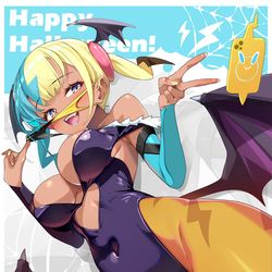 This is a pixiv picture whose title is Happy Halloween.
