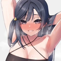 This is a pixiv picture whose title is 「こういうのがいいんですか」.