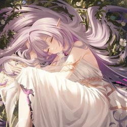 This is a pixiv picture whose title is 安眠.