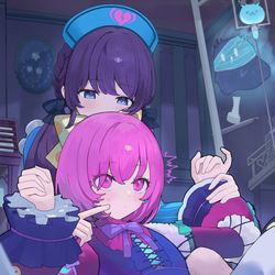 This is a pixiv picture whose title is ❄️🍬.