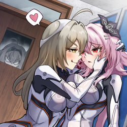 This is a pixiv picture whose title is 星と長夜月.