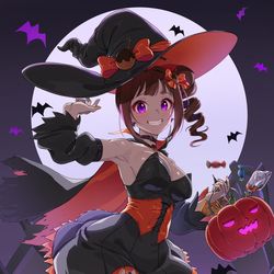 This is a pixiv picture whose title is Treat or Treat.