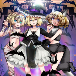 This is a pixiv picture whose title is HALLOWEEN🎃ちゃふ2025.