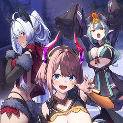 This is a pixiv picture whose title is とりっくおあとりーと.