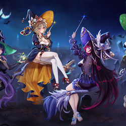 This is a pixiv picture whose title is Happy Halloween!.