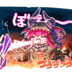 This is a pixiv picture whose title is ゴジラなエリザベート・バートリー.