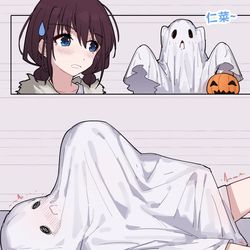 This is a pixiv picture whose title is day156 万圣夜🤤.