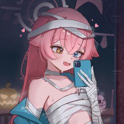 This is a pixiv picture whose title is ブルアカ.