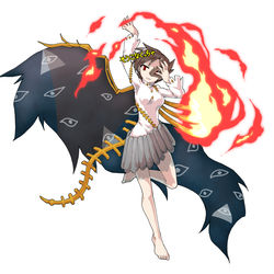 This is a pixiv picture whose title is バトルっぽい阿梨夜立ち絵 表情差分.