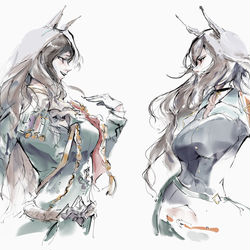 This is a pixiv picture whose title is 月と星.