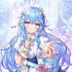 This is a pixiv picture whose title is ブライト衣装ラミィちゃん❄ - レタッチ済 -.