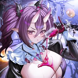 This is a pixiv picture whose title is 出雲.