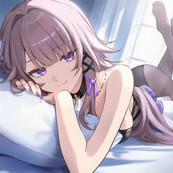 This is a pixiv picture whose title is おはよう、おこちゃま~.