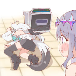 This is a pixiv picture whose title is Bonk.