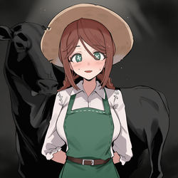 This is a pixiv picture whose title is 預告:(獣姦注意!🐄) 第五人格:园丁.