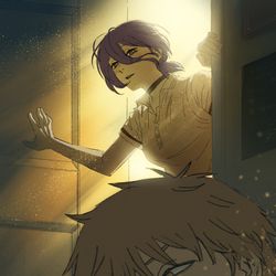 This is a pixiv picture whose title is 二道.