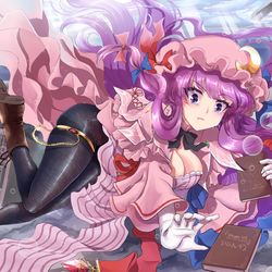 This is a pixiv picture whose title is 水没した図書館を探索する.