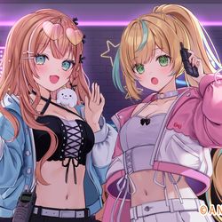 This is a pixiv picture whose title is 五十嵐と立伝の周波数、あってない！　KVイラスト.